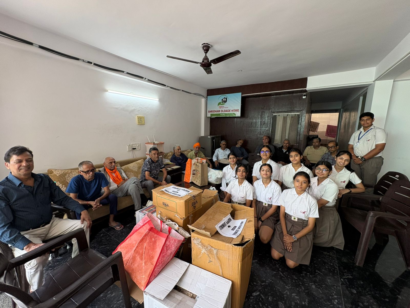 Joy of Giving: Spreading 'Smile' at Shridham Old Age Home